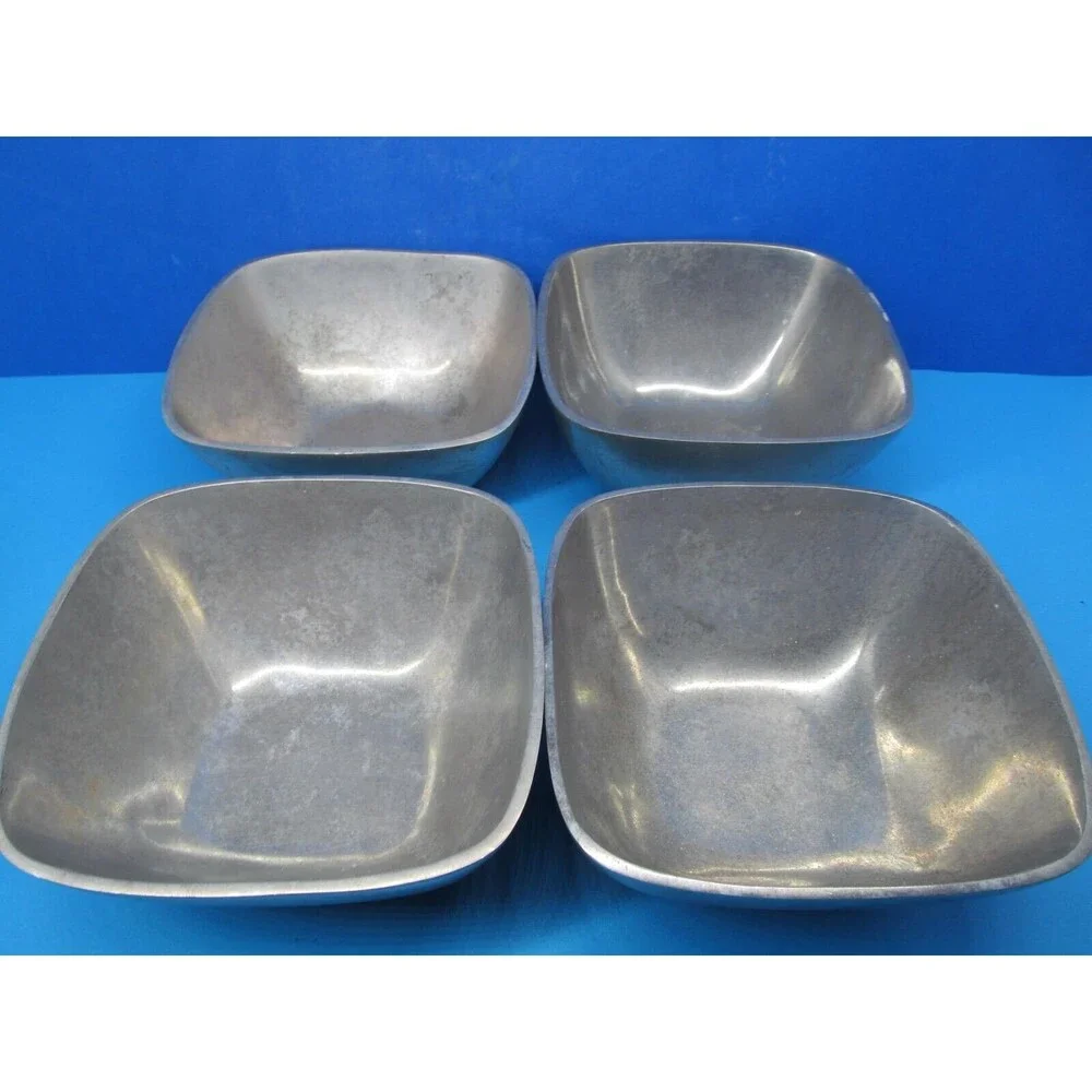 Pottery Barn Barona Set Of 4 Metal 6 3/8